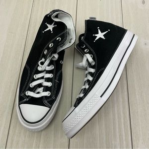Chuck Taylor Converse Allstar Stussy Black High Top Men’s Size 9 Women’s 11